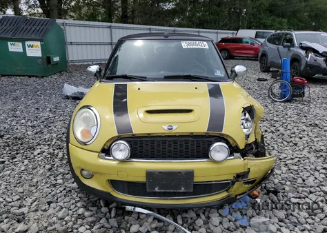 2009 Mini Cooper S z USA, uszkodzony, nr VIN WMWMS33599TY07775